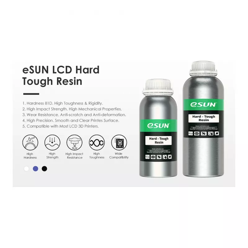 UV/LCD HARD TOUGH pelēka 1kg