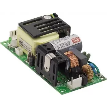Barošanas adapteris MEAN WELL RPS-120-12, 120 W, 12 V izeja, ieeja 80–264 V, RoHS, 50,8×101,6×29 mm