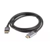 Lanberg CA-DPHD-20CU-0018-BK video kabeļa adapteris 1.8 m DisplayPort HDMI A tipa (standarta) Melns, Sudrabs