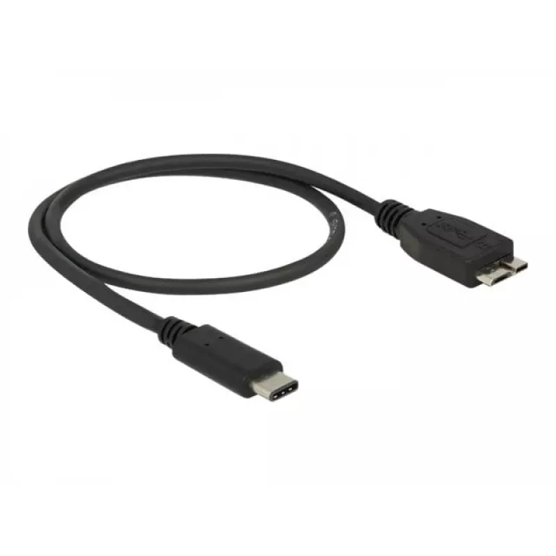 USB kabelis DeLOCK 0,5m USB3.1 C - MicroUSB3.1 B