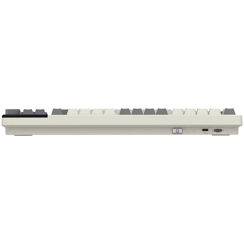 LORGAR KBP70TKLW, bezvadu TKL mehāniskā spēļu tastatūra Pro, bēša, EN izkārtojums