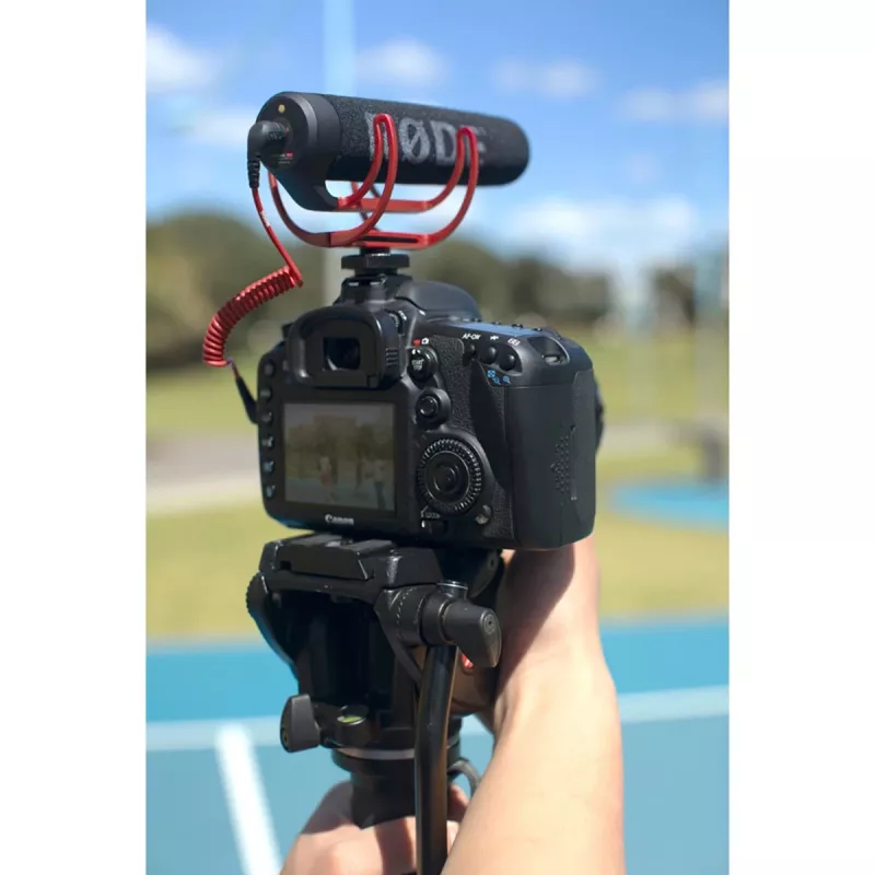VideoMic GO, mikrofons melns/sarkans
