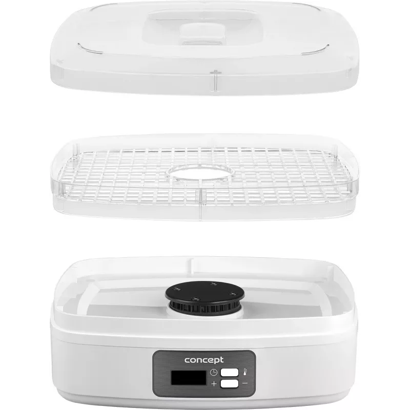 Pārtikas žāvētājs Concept Solution SO2080, 260 W, balts, 25 cm paliktņa diametrs