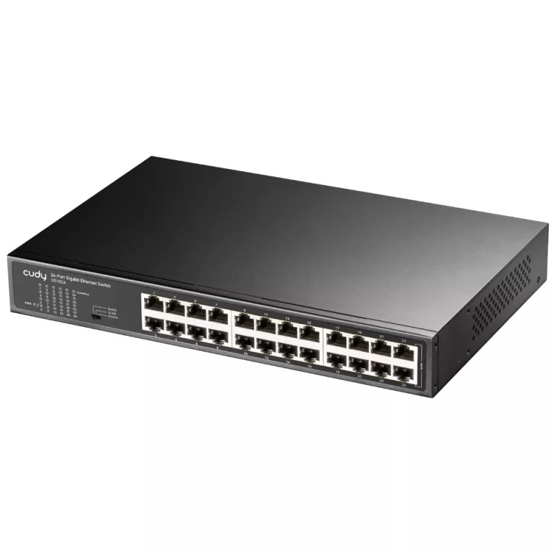 Cudy GS1024 tīkla slēdzis Gigabit Ethernet (10/100/1000) Melns