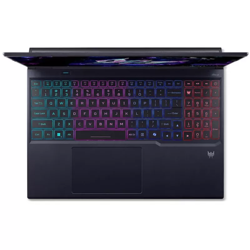 Portatīvais dators Acer Predator PHN16-73-99GU — 16 collu WQXGA, Intel Core Ultra 9 275HX, 32 GB RAM, 1 TB SSD, NVIDIA GeForce RTX 5070, Windows 11 Home
