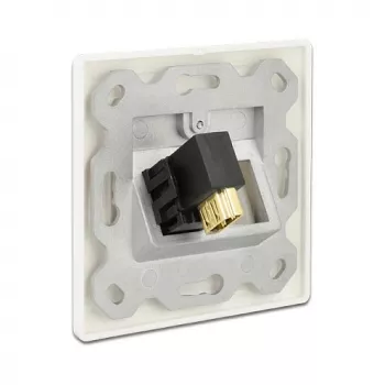 DELOCK 86358 · HDMI leņķa adapteris 90° · Melns
