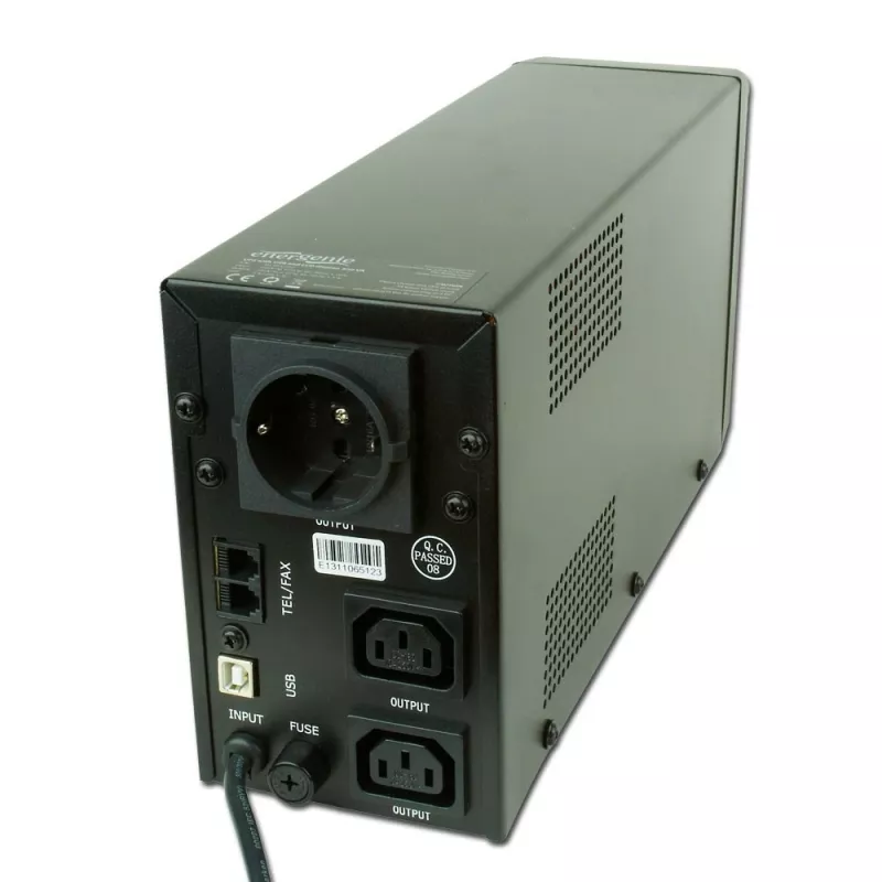 Gembird EG-UPS-032 nepārtrauktās barošanas avots (UPS) 850 VA 510 W 3 AC kontaktligzdas