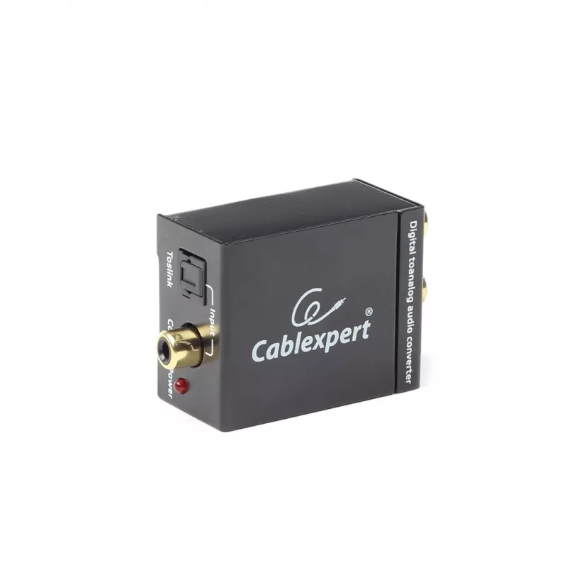 Gembird DSC-OPT-RCA-001 audio pārveidotājs melns