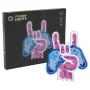 Neon Lights MANTA SNL109MT Hand with Gamepad neona izkārtne, dekoratīvs LED apgaismojums spēļu iekārtojumam