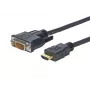 Vivolink PROHDMIDVI3 video kabeļa adapteris 3 m HDMI DVI-D melns