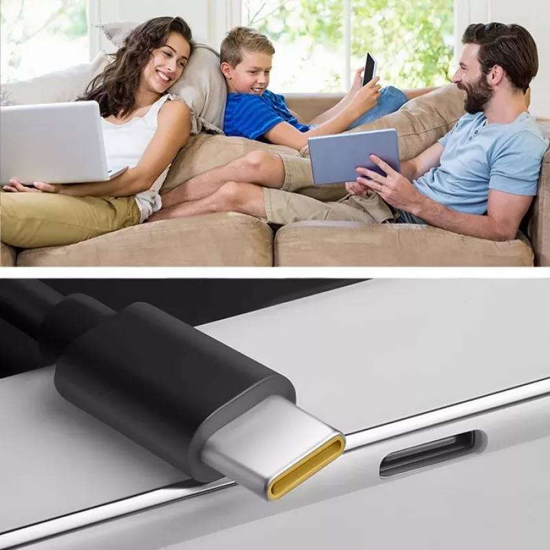 Qoltec 52386 GaN POWER PRO lādētājs | 1xUSB-C | 65W | 5-20V | 3-3.25A | Melns