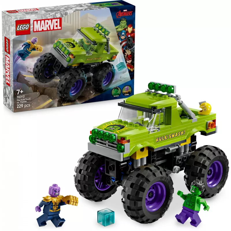 LEGO MARVEL 76312 Hulk kravas auto pret Thanos