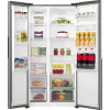 Gorenje HZF55082 NRS917E41XWD G400, brīvstāvošs, amerikāņu durvis, pelēks, 2 durvis, skārienjūtīgs, LED