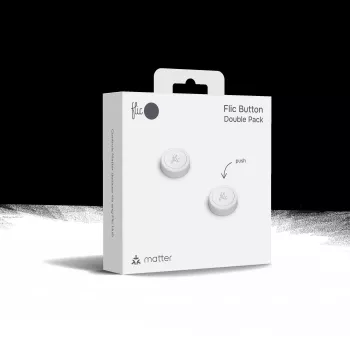 Bezvadu viedo vadības pogu komplekts Flic Double Pack R-BW-02 — 2 programmējamas Bluetooth pogas