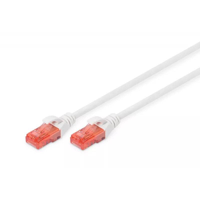 Tīkla vads Digitus CAT 6 U/UTP patch vads RJ-45 Cat6 3m Balts