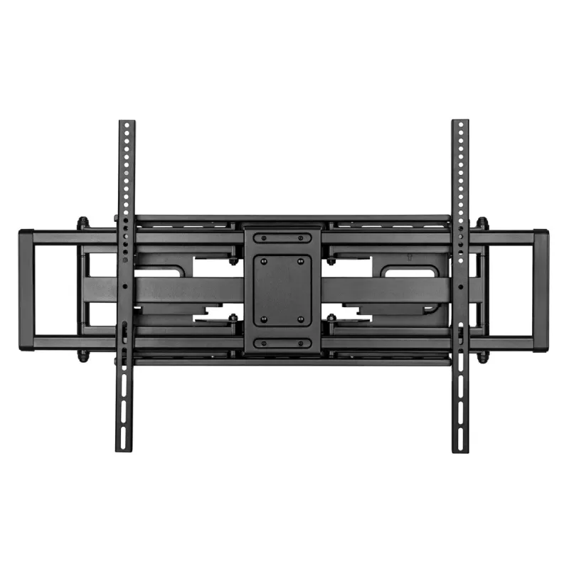 Maclean MC-482 TV sienas stiprinājums 60-120 collu plakanajiem un izliektajiem televizoriem līdz 120 kg max. VESA 900x600 grozāms, slīpums un pagrieziens, universāls TV stiprinājums