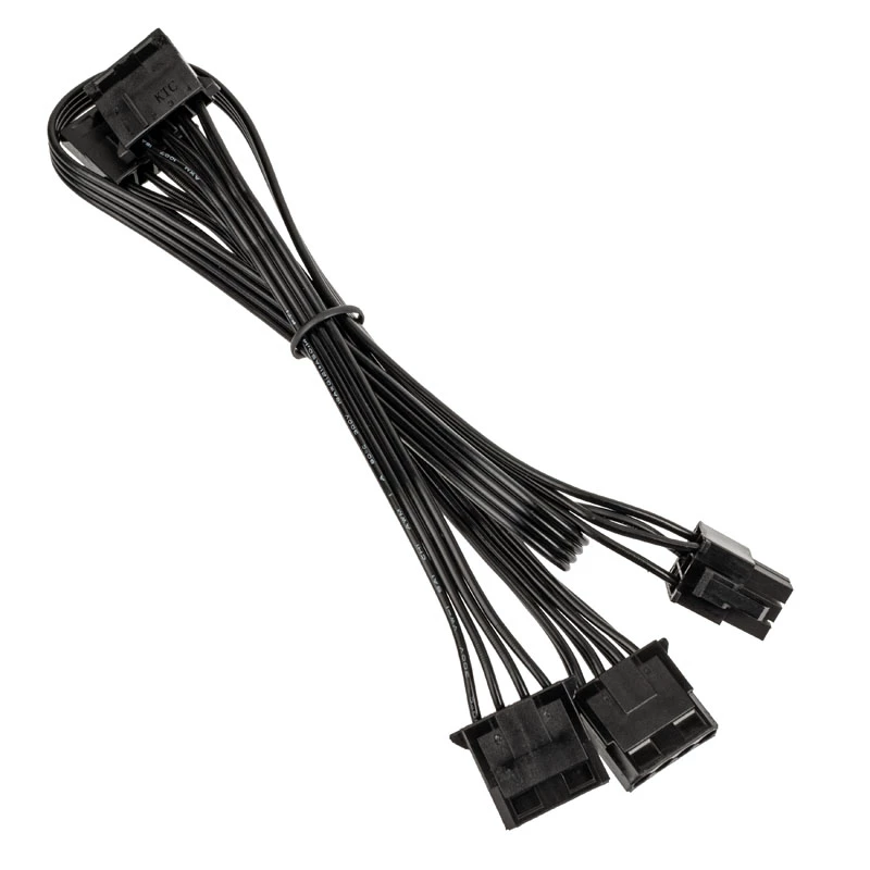 Kolink modulārais kabeļu regulators KL-CBR-PAT — 4× 4-pin Molex modulārais strāvas kabelis