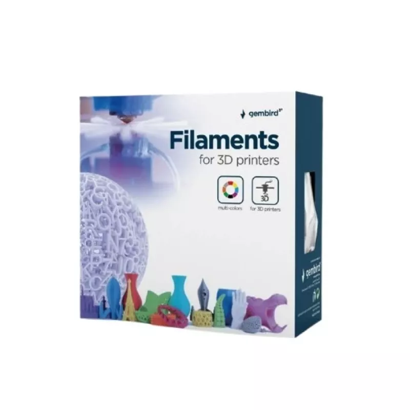 3D drukas pavediens Gembird PLA 1.75 mm zils 1 kg spole