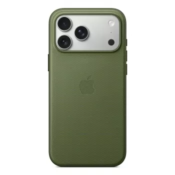 Vāciņš Apple iPhone 17 Pro Max TechWoven Case ar MagSafe zaļš