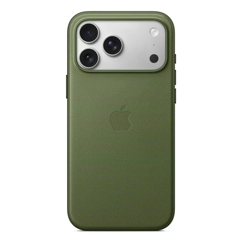 Vāciņš Apple iPhone 17 Pro Max TechWoven Case ar MagSafe zaļš
