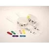 Zebra Clips for use with QuickClip Wristbands, sarkana