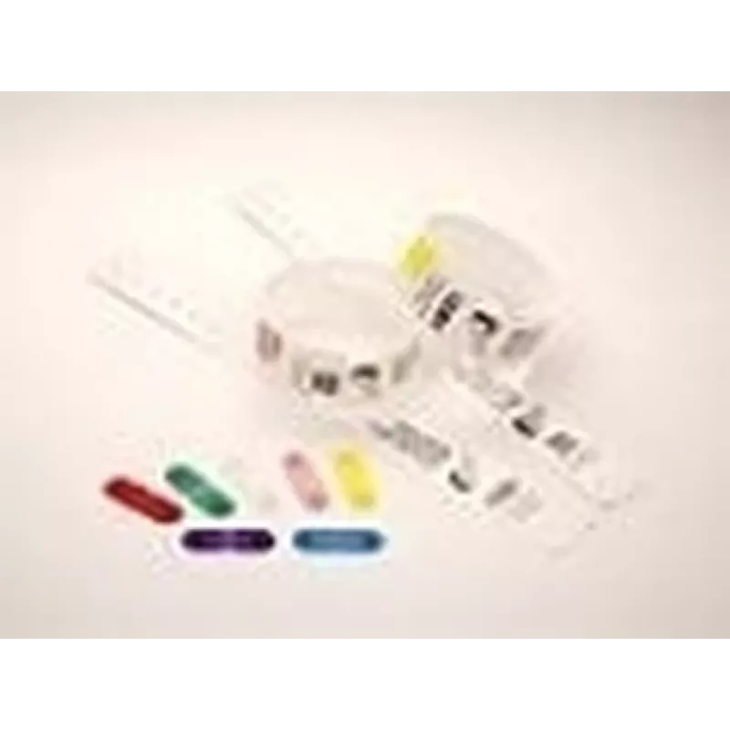 Zebra Clips for use with QuickClip Wristbands, sarkana