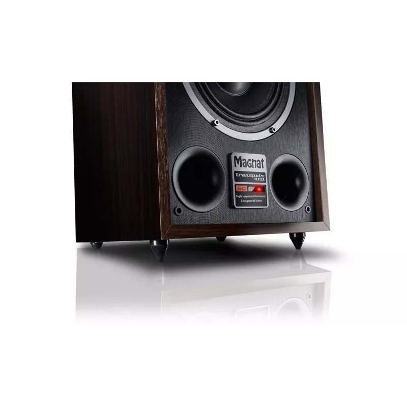 Grīdas kolonna Magnat TRANSPULS 800A 2-ceļu vadu un bezvadu 2×60 W, Bluetooth 5.0, HDMI, melna/brūna