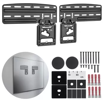 Maclean TV kronšteins, saderīgs ar Samsung QLED televizoriem, 43-85, maks. 60 kg, MC-806 N