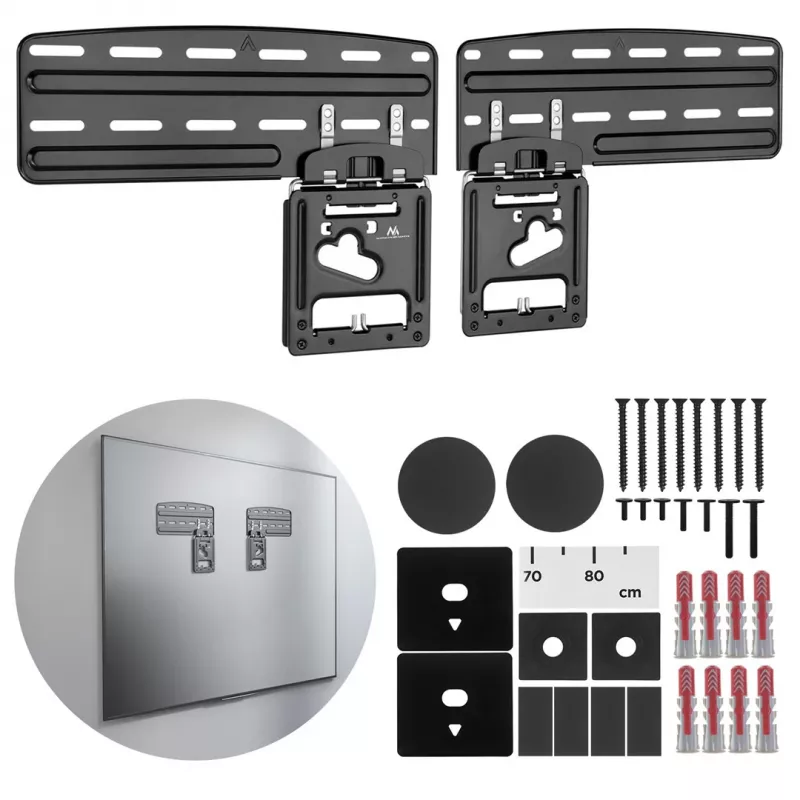 Maclean TV kronšteins, saderīgs ar Samsung QLED televizoriem, 43-85, maks. 60 kg, MC-806 N