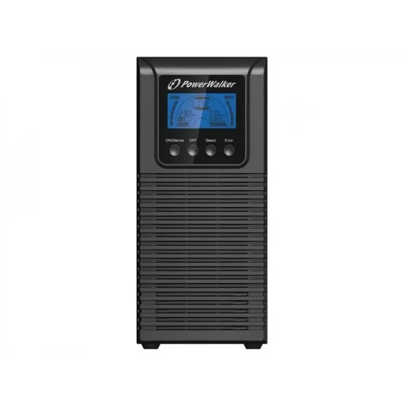 PowerWalker VFI 1000 TGS dubultā pārveidošanas (tiešsaistes) 1 kVA 900 W 3 maiņstrāvas izejas
