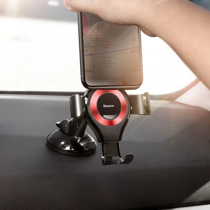 Gravity auto turētājs Baseus Osculum tālrunim (sarkans)