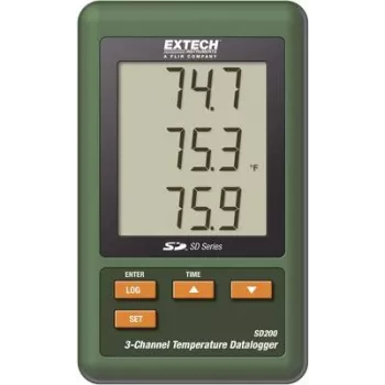 EXTECH SD200 temperatūras datu reģistrētājs, datu ierakstītājs -100 līdz +1300 °C (SD200)