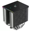 CPU gaisa dzesētājs DeepCool AK620 Digital SE, divtornis, 6x Ø6 mm siltuma caurules, 2x 120 mm PWM ventilatori, RGB, augstums 161 mm
