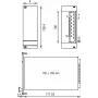 SCHROFF priekšējais panelis - FRONTPL.HF PSU 3HE 6TE MAX (21006943)