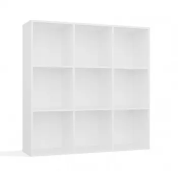 MALAX 3x3 H Balts SHELVING UNIT