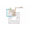 Skārienjutīgs slēdzis Spring One Way Glass Melns — modelis 0 vienpola skārienvadība stikla virsma