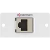 Kindermann Konnect 50 alu - Modulares Faceplate-Snap-In - GG45 (7444000424)