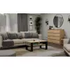 Kafijas galdiņš top e shop STOLIK KAWOWY ŁAWA MODERN 2P plāns Dąb Artisan ar melnām līstēm
