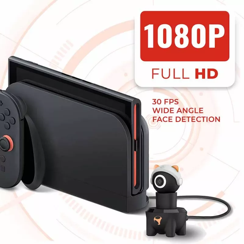 Subsonic Playcam 1080 2in1 HD Mini kamera Nintendo Switch 2 sarkanā krāsā
