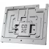 Backplate Alphacool 10260 Aluminium Chrome Copper Melns 154mm