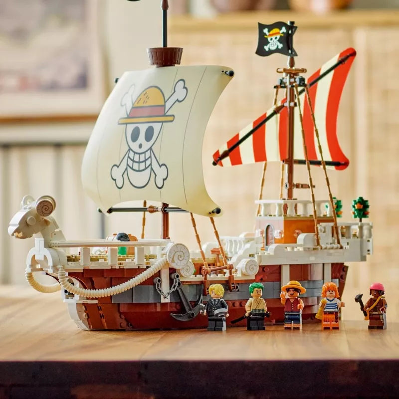 LEGO komplekts The Going Merry pirātu kuģis 75639 — One Piece ķieģeļu modelis