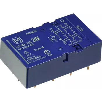 Panasonic PCB relejs 24 V līdzstrāva 6 A 4 normāli atvērti kontakti, 4 normāli aizvērti kontakti SF4D24 1 gab. (SF4D24)