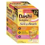 Mitrā kaķu barība INABA Dashi Delights Silky Broth vistas un laša maisījums, 12 x 40 g maisiņi, pilnvērtīga barība pieaugušiem kaķiem