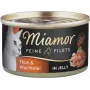 Mitrā kaķu barība Miamor Feine Filets 100 g — paipalas un tuncis, pieaugušiem kaķiem, viegli atverama skārdene