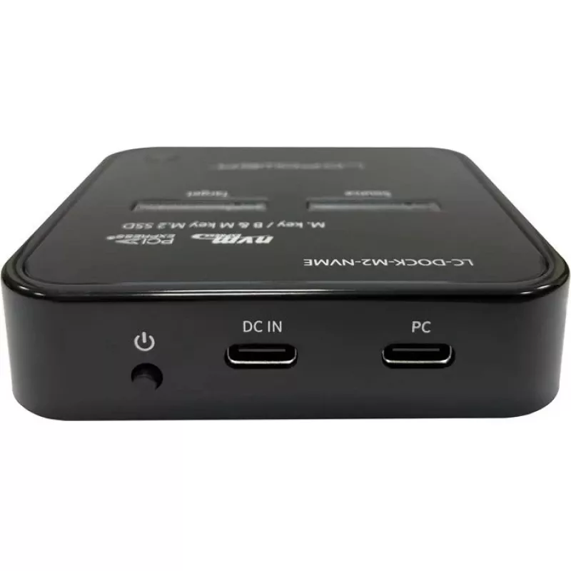 LC-Power LC-DOCK-M2-NVME dokstacija 2 M.2 NVMe SSD diskiem
