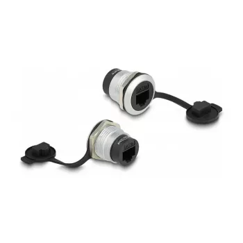 Tīkla kabelis DeLOCK RJ45 Cat.6A 1m melns