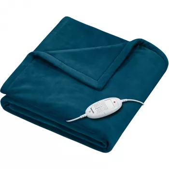 Elektriskā sega Beurer HD75 Cosy Ocean 130 x 180 cm, tumši zila