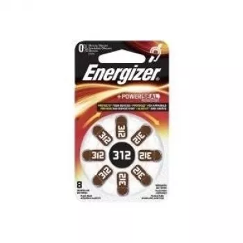 Energizer Battery Zinc-Air-auditiven 312 8p. (634924)