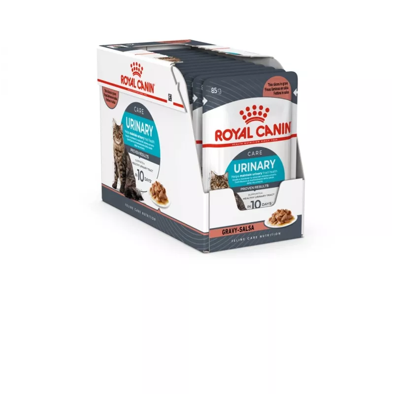 Mitrā kaķu barība Royal Canin Urinary Care pieaugušiem kaķiem, mājputnu gaļa, 85 g paciņa (12 iepakojumi)