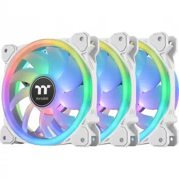 Thermaltake SWAFAN 12 ARGB 120mm Reverse Blade 3 komplekts - balts